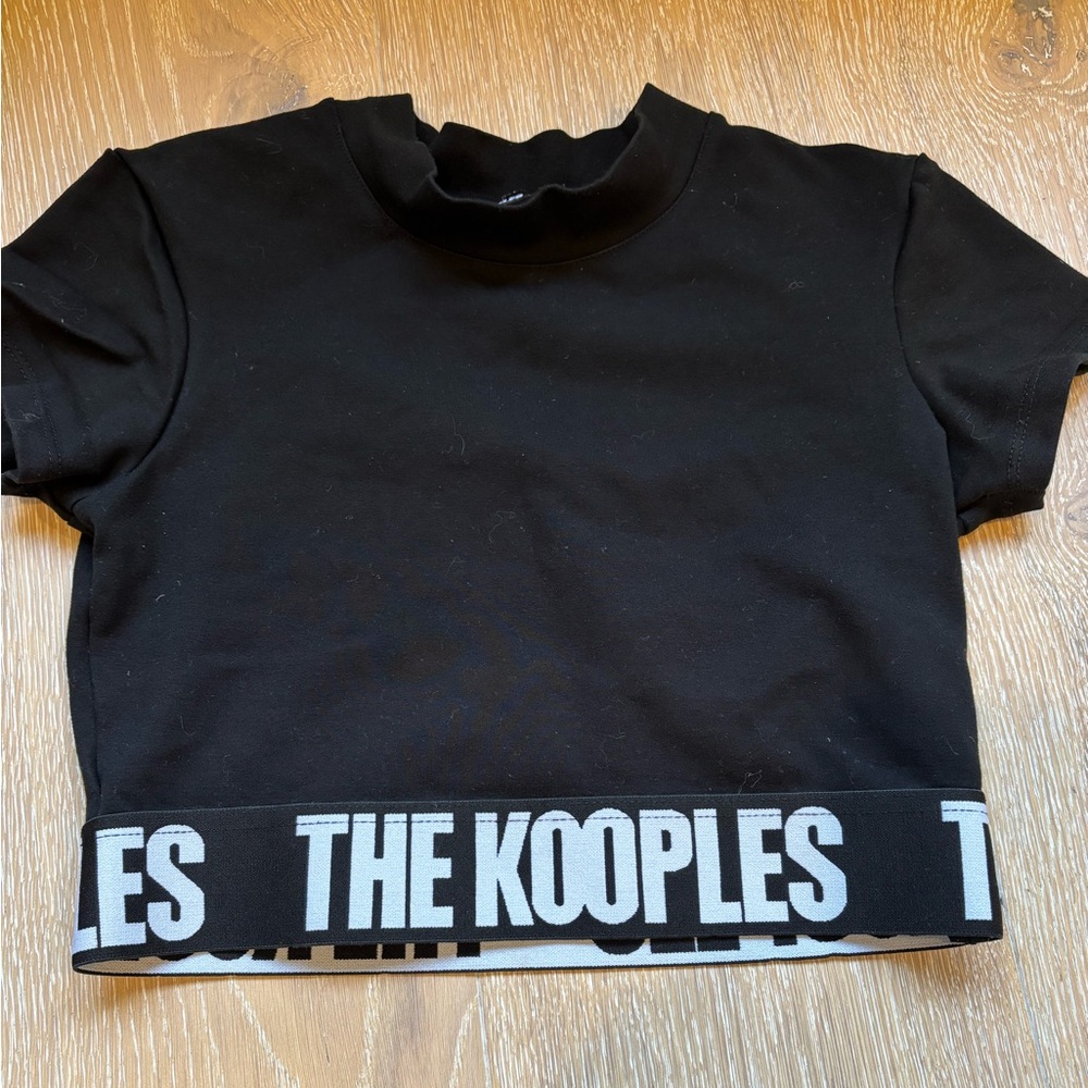 The Kooples Black Short Sleeve Tee